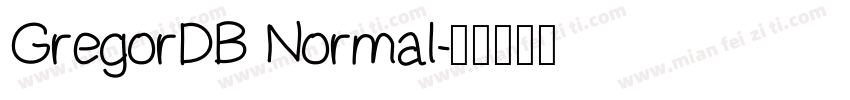 GregorDB Normal字体转换